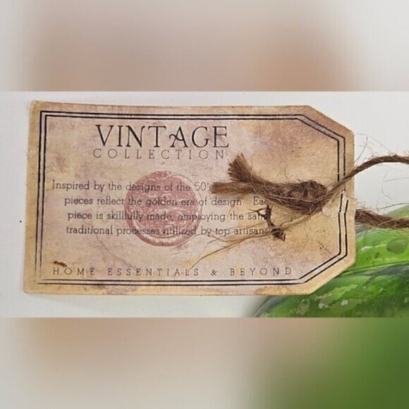 Vintage Collection Mercury Glass Lantern Hanging Tea Light Holder Green & Silver - Picture 6 of 11